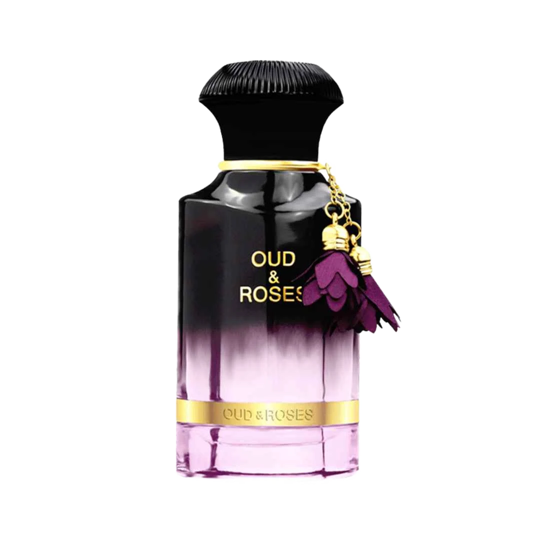 AHMED AL MAGHRIBI OUD & ROSES EDP UNISEX - 60 ml -Hadiyyeh