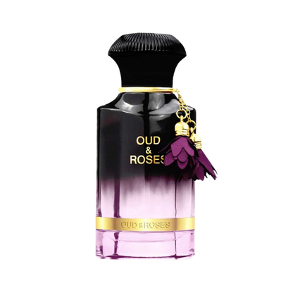 AHMED AL MAGHRIBI OUD & ROSES EDP UNISEX - 60 ml -Hadiyyeh