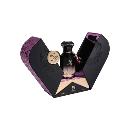 AHMED AL MAGHRIBI OUD & ROSES EDP UNISEX - 60 ml -Hadiyyeh