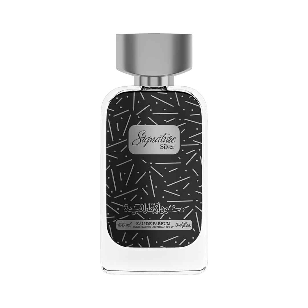 DKHOON EMIRATES SIGNATURE SILVER EDP FOR MEN - 100 ml -Hadiyyeh
