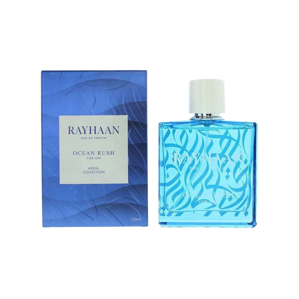 RAYHAAN OCEAN RUSH EDP FOR MEN - 100 ml -Hadiyyeh