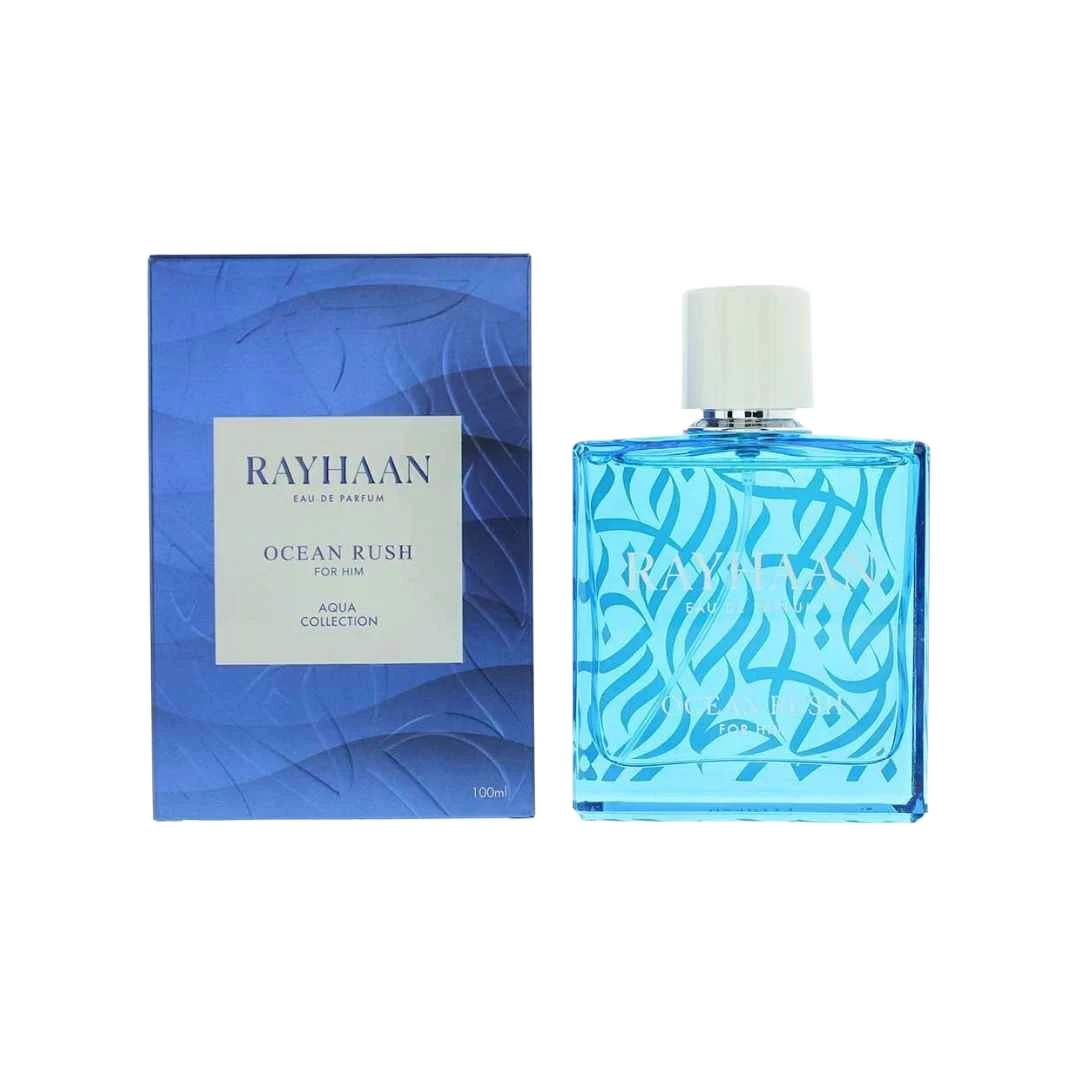 RAYHAAN OCEAN RUSH EDP FOR MEN - 100 ml -Hadiyyeh