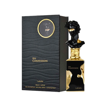 LATTAFA HIS CONFESSION EDP FOR MEN - 100 ml -Hadiyyeh
