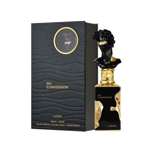 LATTAFA HIS CONFESSION EDP FOR MEN - 100 ml -Hadiyyeh