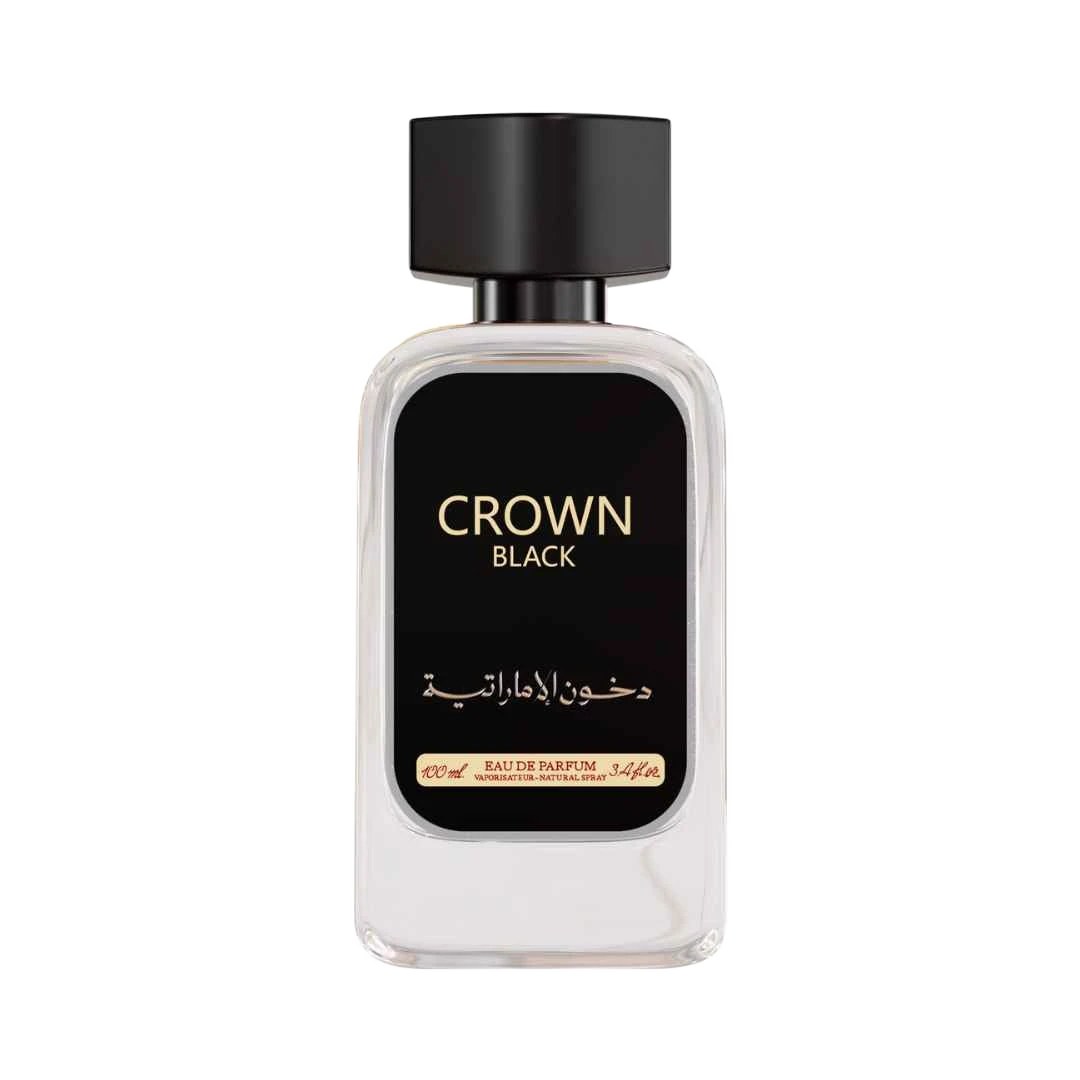 DKHOON EMIRATES CROWN BLACK EDP UNISEX - 100 ml -Hadiyyeh