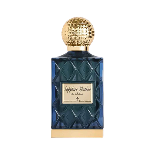 IBRAQ SAPPHIRE LEATHER EDP FOR MEN - 75 ml -Hadiyyeh