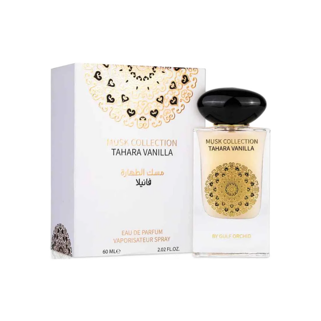 GULF ORCHID TAHARA VANILLA MUSK EDP FOR WOMEN - 60 ml -Hadiyyeh