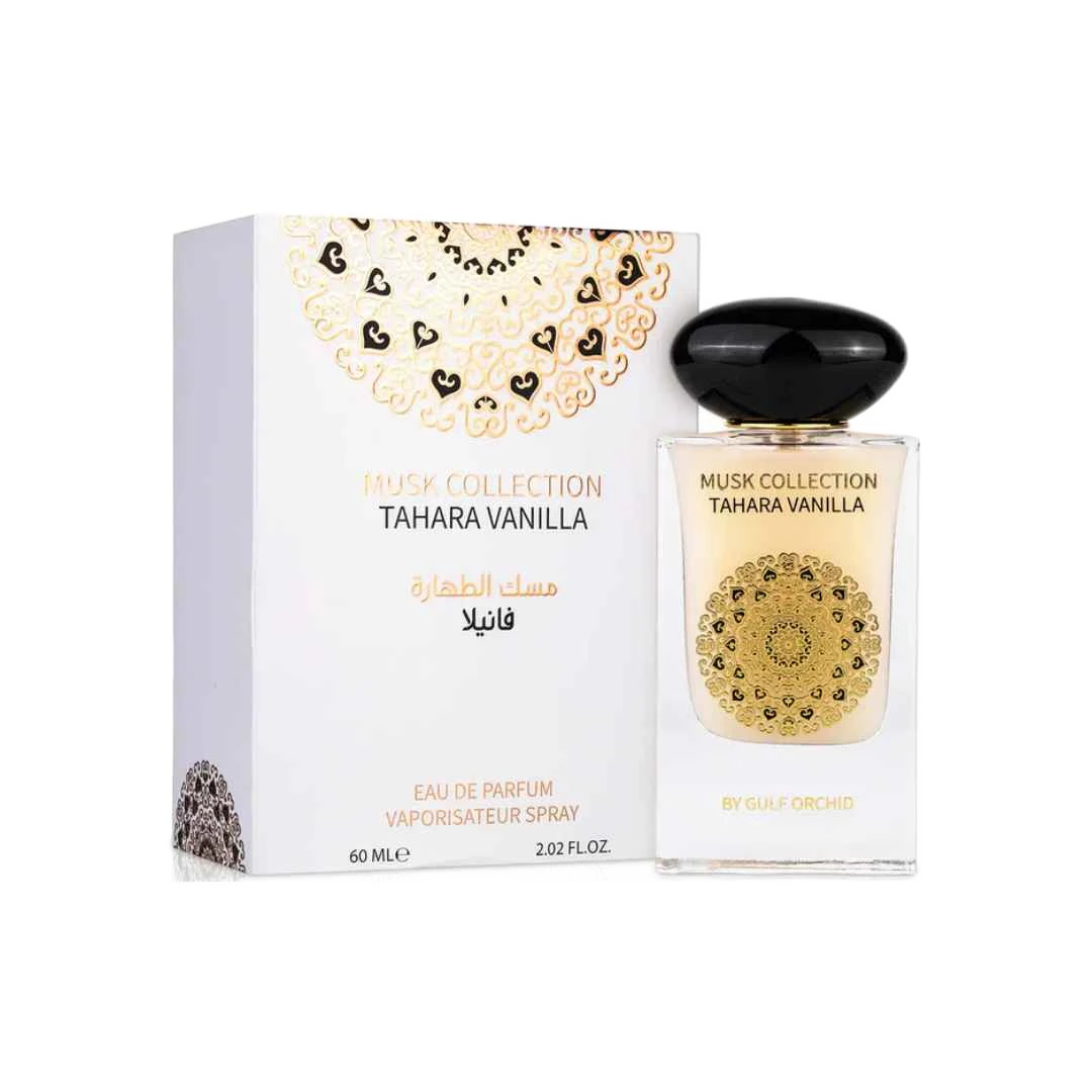 GULF ORCHID TAHARA VANILLA MUSK EDP FOR WOMEN - 60 ml -Hadiyyeh