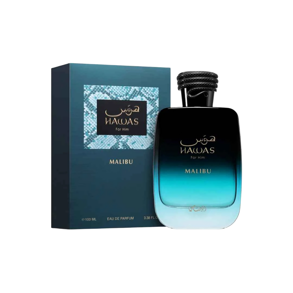 RASASI HAWAS MALIBU EDP FOR MEN - 100 ml -Hadiyyeh