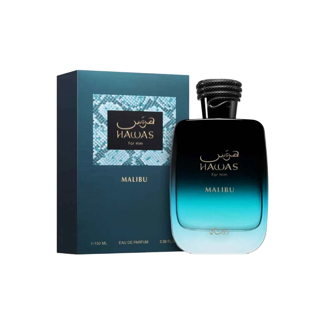 RASASI HAWAS MALIBU EDP FOR MEN - 100 ml -Hadiyyeh