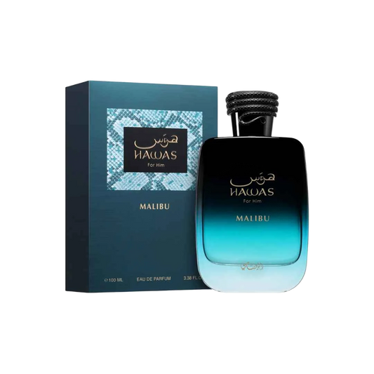 RASASI HAWAS MALIBU EDP FOR MEN - 100 ml -Hadiyyeh