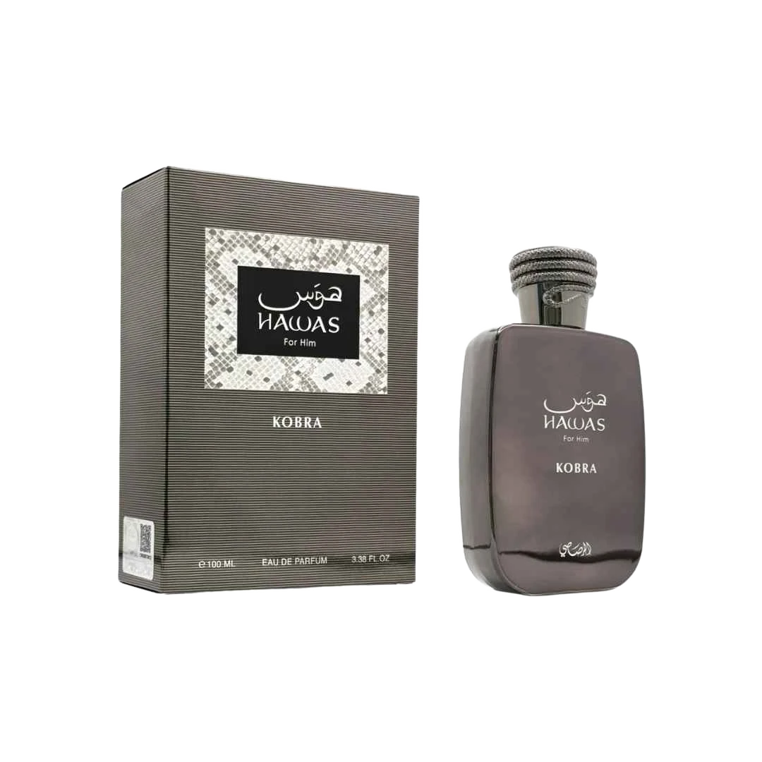RASASI HAWAS KOBRA EDP FOR MEN - 100 ml -Hadiyyeh