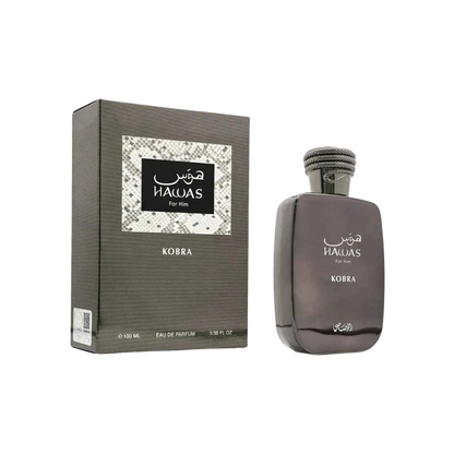 RASASI HAWAS KOBRA EDP FOR MEN - 100 ml -Hadiyyeh