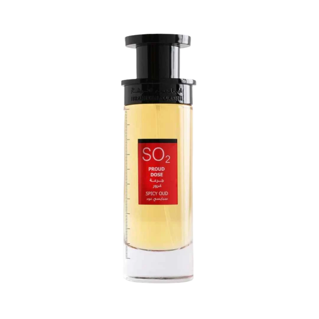 IBRAQ PROUD DOSE SPICY OUD EDP FOR MEN - 75 ml -Hadiyyeh