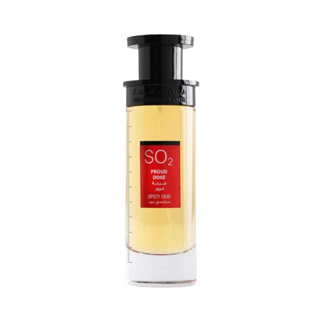 IBRAQ PROUD DOSE SPICY OUD EDP FOR MEN - 75 ml -Hadiyyeh