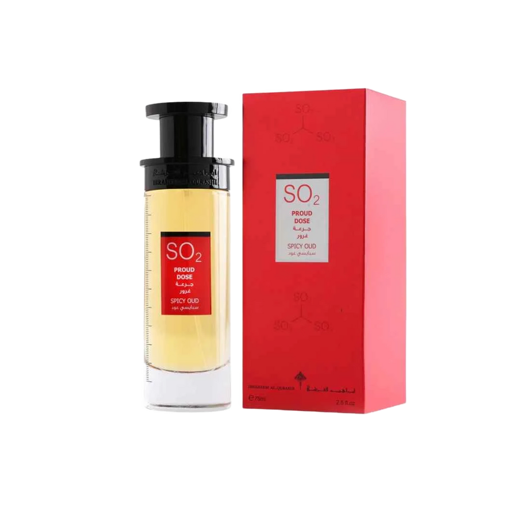 IBRAQ PROUD DOSE SPICY OUD EDP FOR MEN - 75 ml -Hadiyyeh