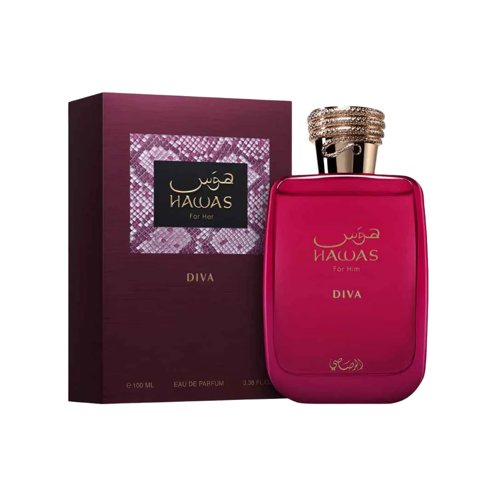 RASASI HAWAS DIVA EDP FOR WOMEN - 100 ml -Hadiyyeh