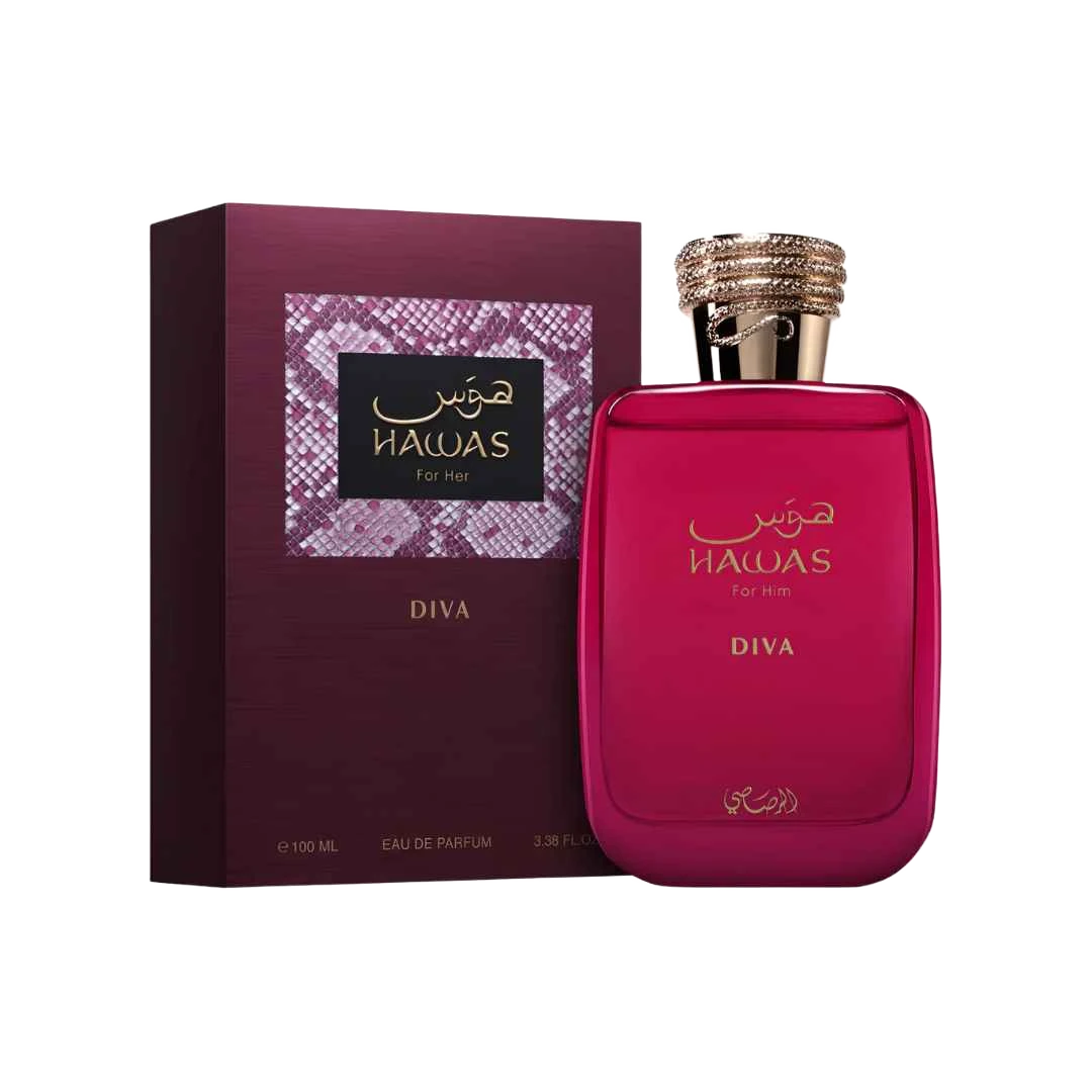 RASASI HAWAS DIVA EDP FOR WOMEN - 100 ml -Hadiyyeh