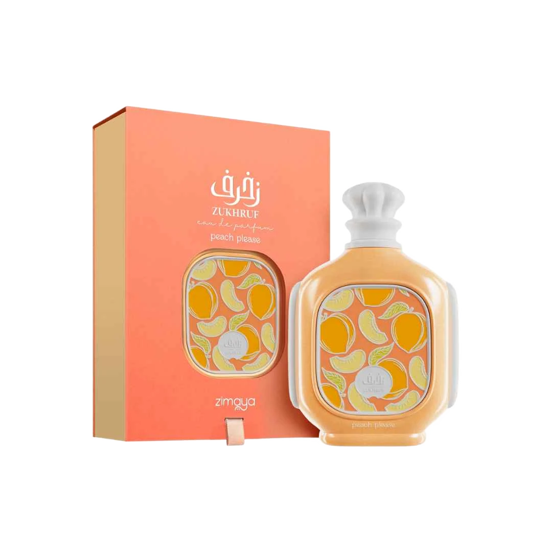 ZIMAYA ZUKHRUF PEACH PLEASE EDP FOR WOMEN - 100 ml -Hadiyyeh