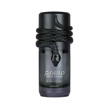 LATTAFA MUSAMAM BLACK INTENSE EDP FOR MEN - 100 ml -Hadiyyeh