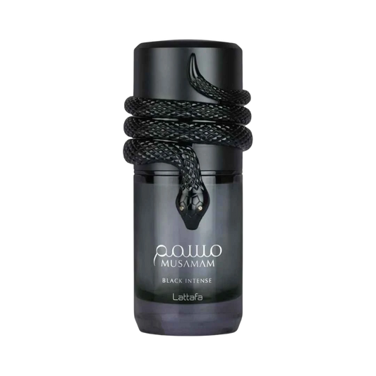 LATTAFA MUSAMAM BLACK INTENSE EDP FOR MEN - 100 ml -Hadiyyeh