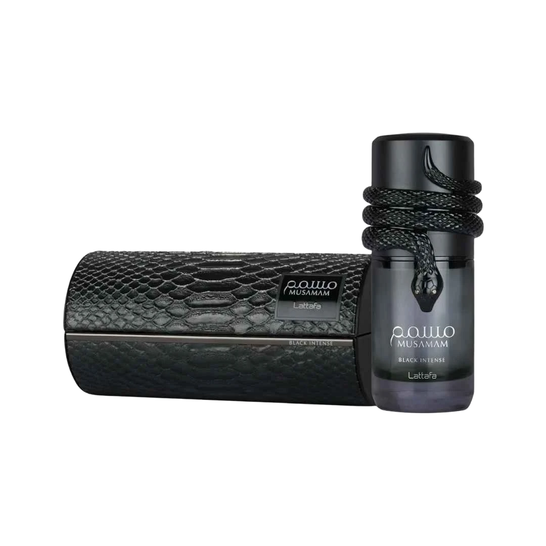 LATTAFA MUSAMAM BLACK INTENSE EDP FOR MEN - 100 ml -Hadiyyeh