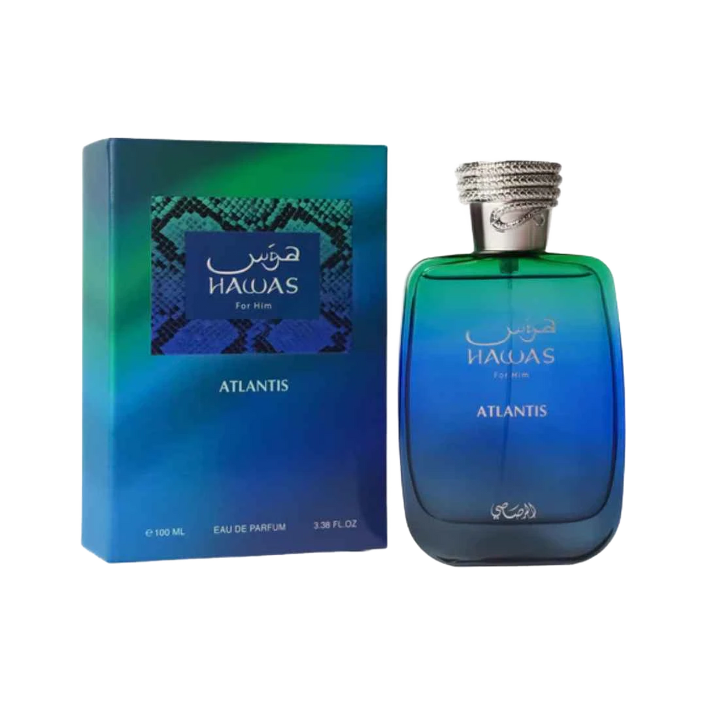 RASASI HAWAS ATLANTIS EDP FOR MEN - 100 ml -Hadiyyeh