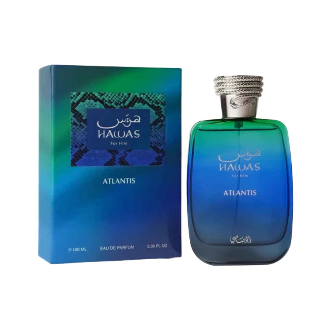 RASASI HAWAS ATLANTIS EDP FOR MEN - 100 ml -Hadiyyeh