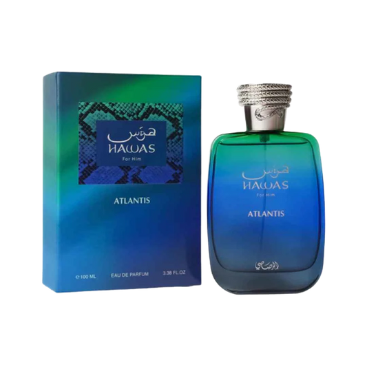 RASASI HAWAS ATLANTIS EDP FOR MEN - 100 ml -Hadiyyeh