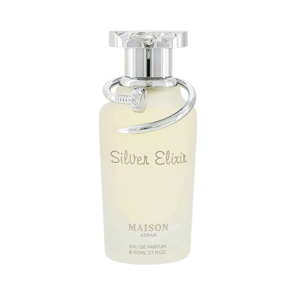 MAISON ASRAR SILVER ELIXIR EDP FOR MEN - 110 ml -Hadiyyeh