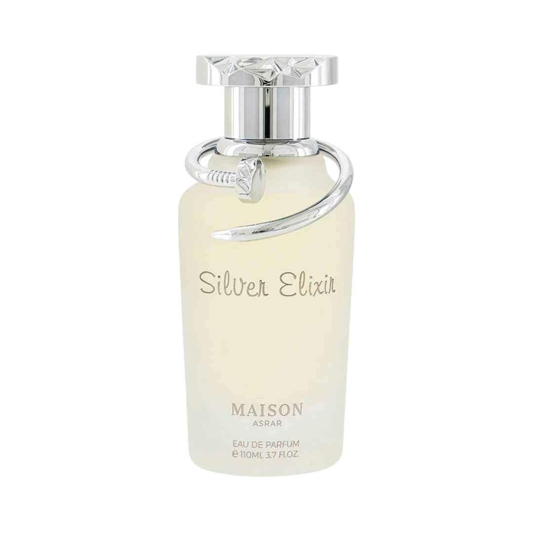 MAISON ASRAR SILVER ELIXIR EDP FOR MEN - 110 ml -Hadiyyeh