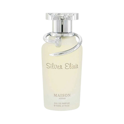 MAISON ASRAR SILVER ELIXIR EDP FOR MEN - 110 ml -Hadiyyeh