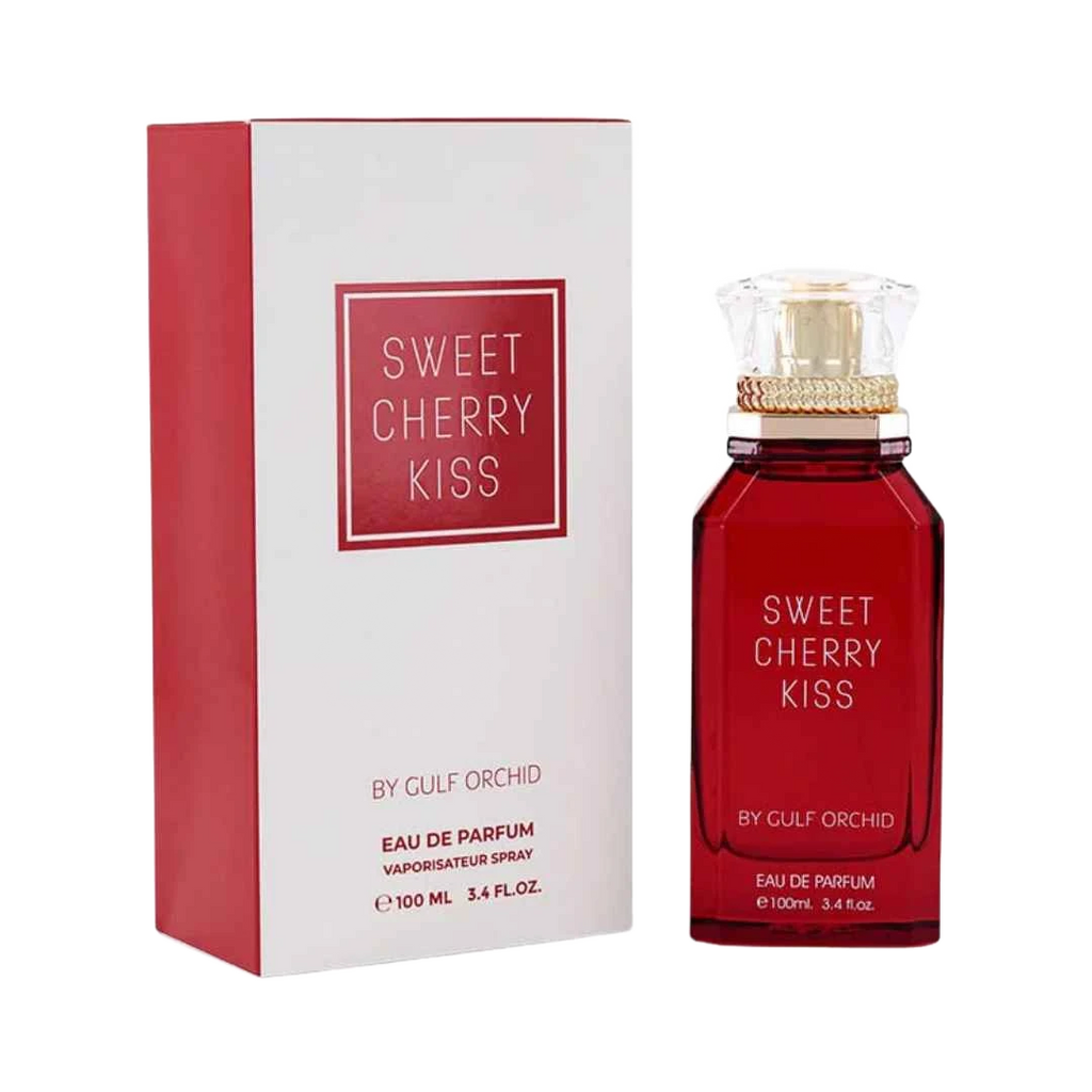GULF ORCHID SWEET CHERRY KISS EDP FOR WOMEN - 100 ml -Hadiyyeh