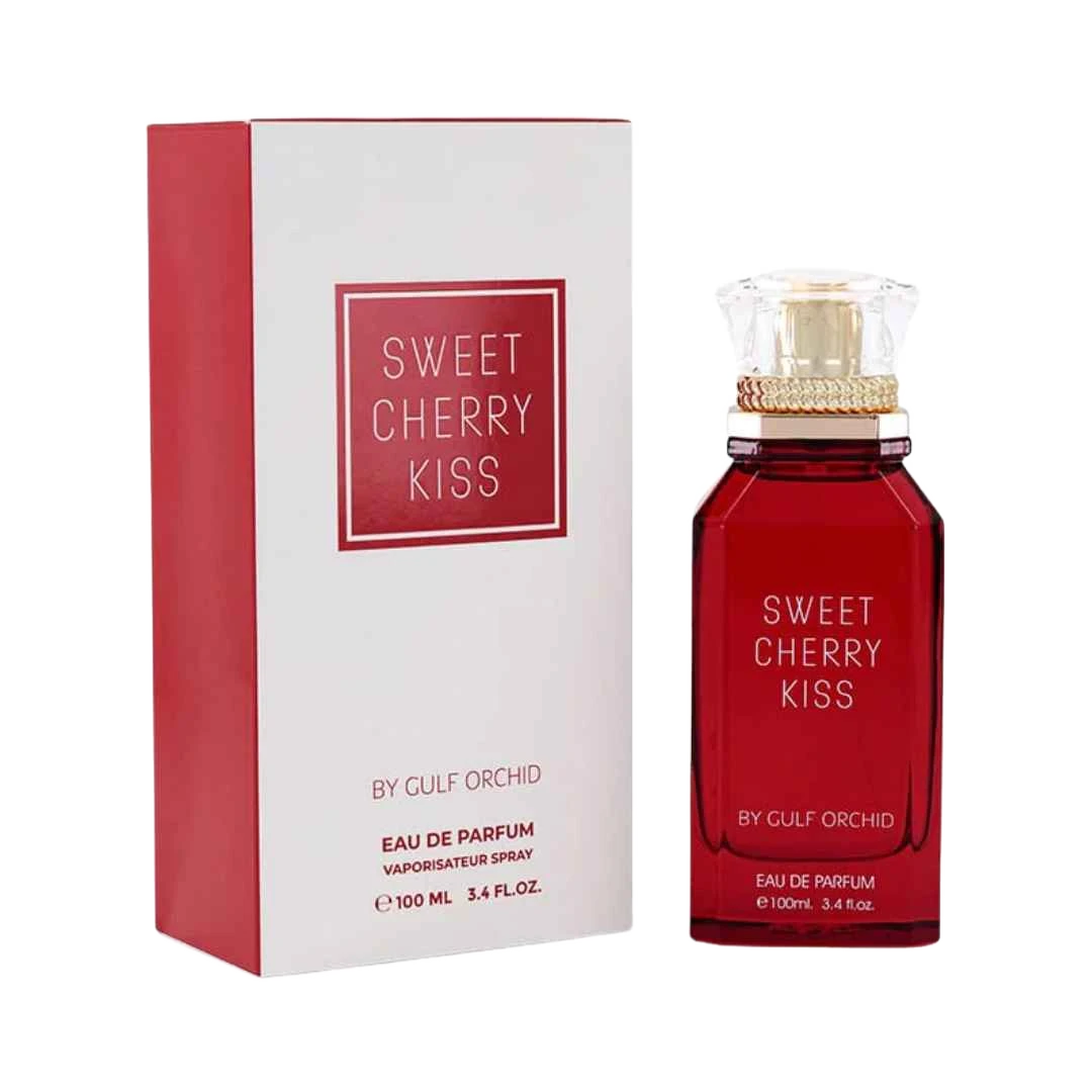 GULF ORCHID SWEET CHERRY KISS EDP FOR WOMEN - 100 ml -Hadiyyeh