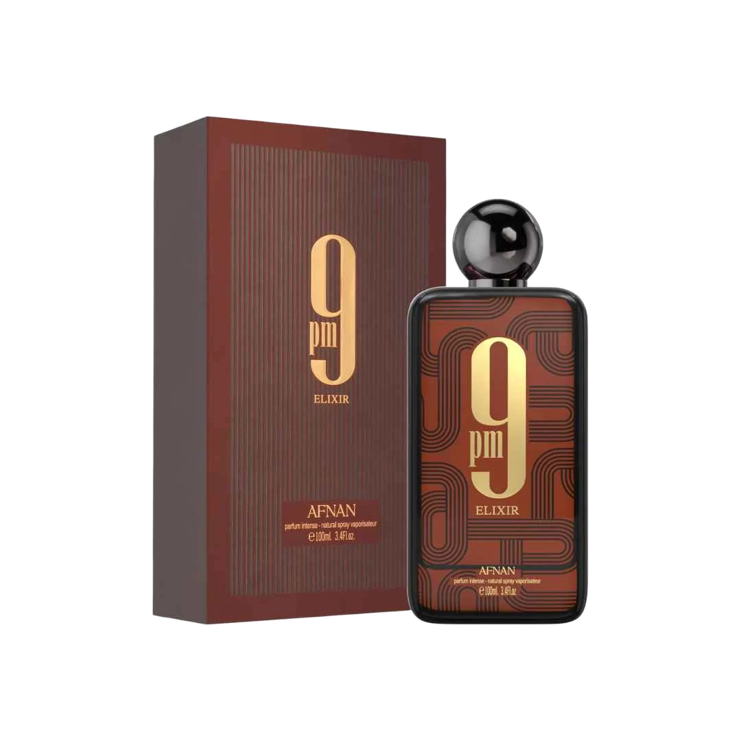 AFNAN 9PM ELIXIR EXTRAIT FOR MEN - 100 ml -Hadiyyeh