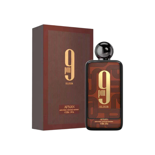 AFNAN 9PM ELIXIR EXTRAIT FOR MEN - 100 ml -Hadiyyeh