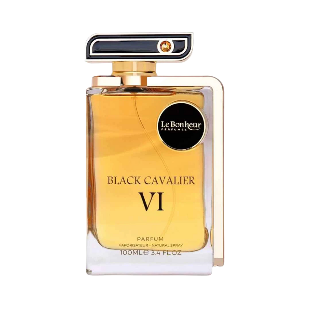 LE BONHEUR BLACK CAVALIER VI PARFUM FOR MEN - 100 ml -Hadiyyeh