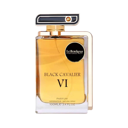 LE BONHEUR BLACK CAVALIER VI PARFUM FOR MEN - 100 ml -Hadiyyeh