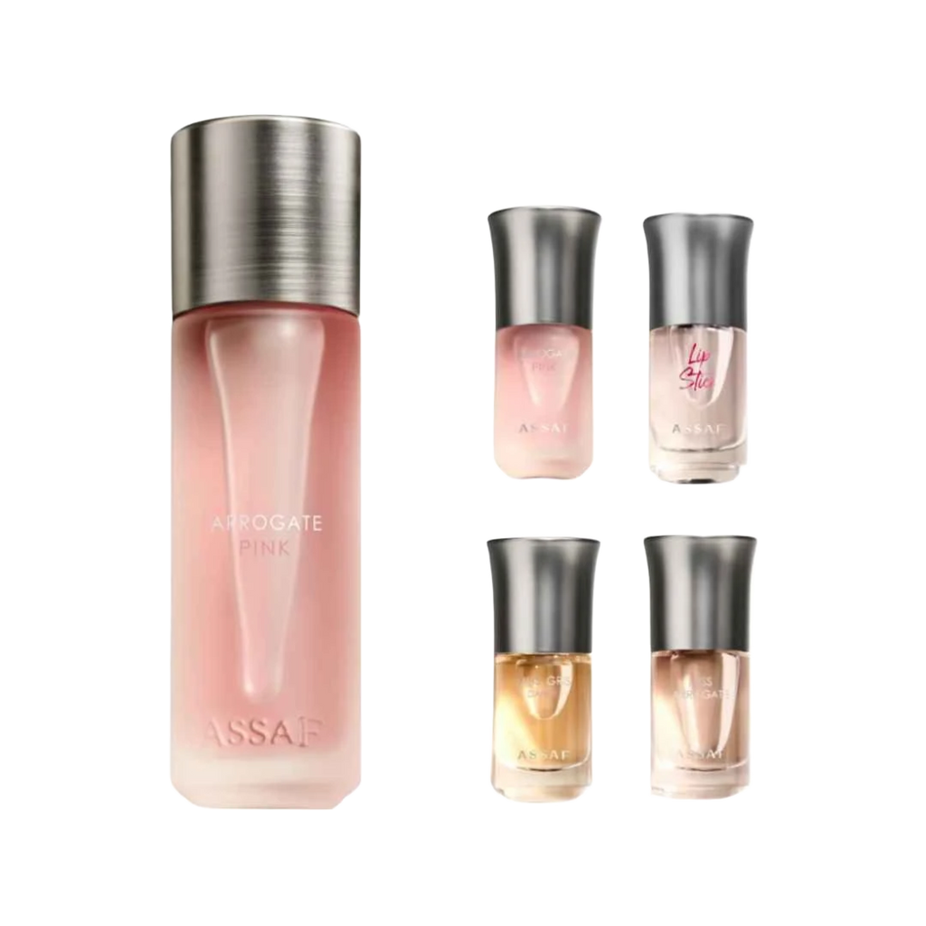 ASSAF ARROGATE PINK SET EDP FOR WOMEN - 200ml + 4 x 10 ml -Hadiyyeh