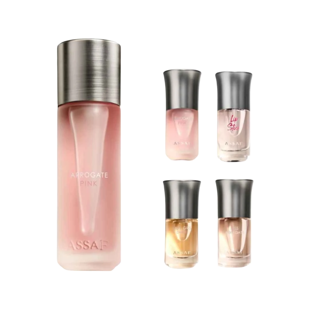 ASSAF ARROGATE PINK SET EDP FOR WOMEN - 200ml + 4 x 10 ml -Hadiyyeh