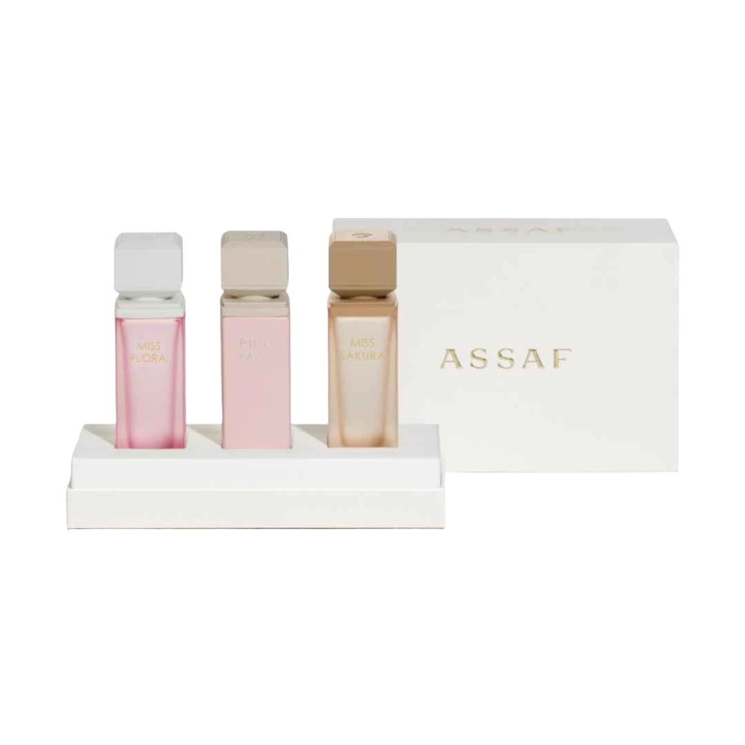 ASSAF PINK LADY SET EDP FOR WOMEN - 3 x 25 ml -Hadiyyeh