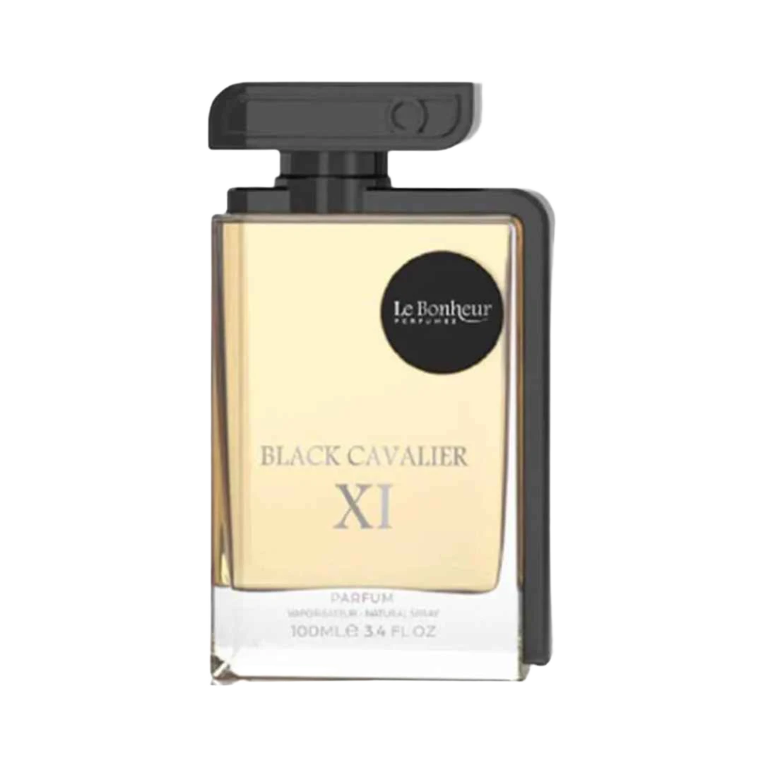 LE BONHEUR BLACK CAVALIER XI PARFUM FOR MEN - 100 ml -Hadiyyeh