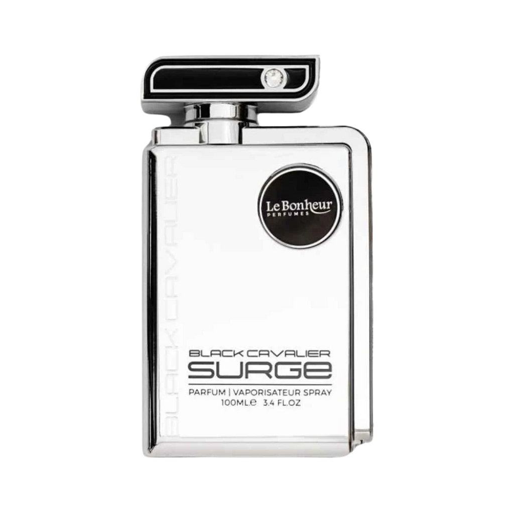 LE BONHEUR BLACK CAVALIER SURGE PARFUM FOR MEN - 100 ml -Hadiyyeh