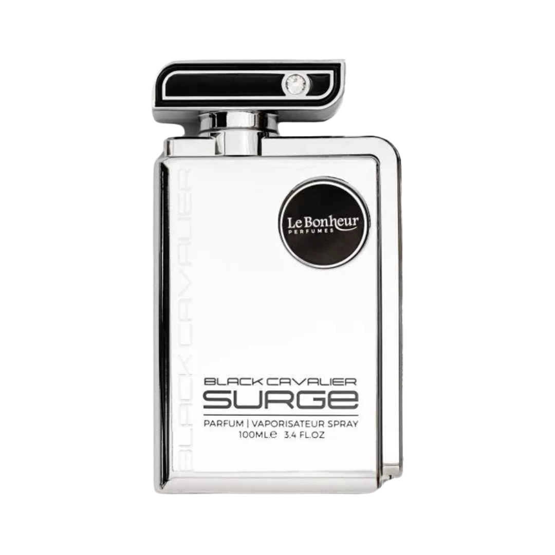 LE BONHEUR BLACK CAVALIER SURGE PARFUM FOR MEN - 100 ml -Hadiyyeh