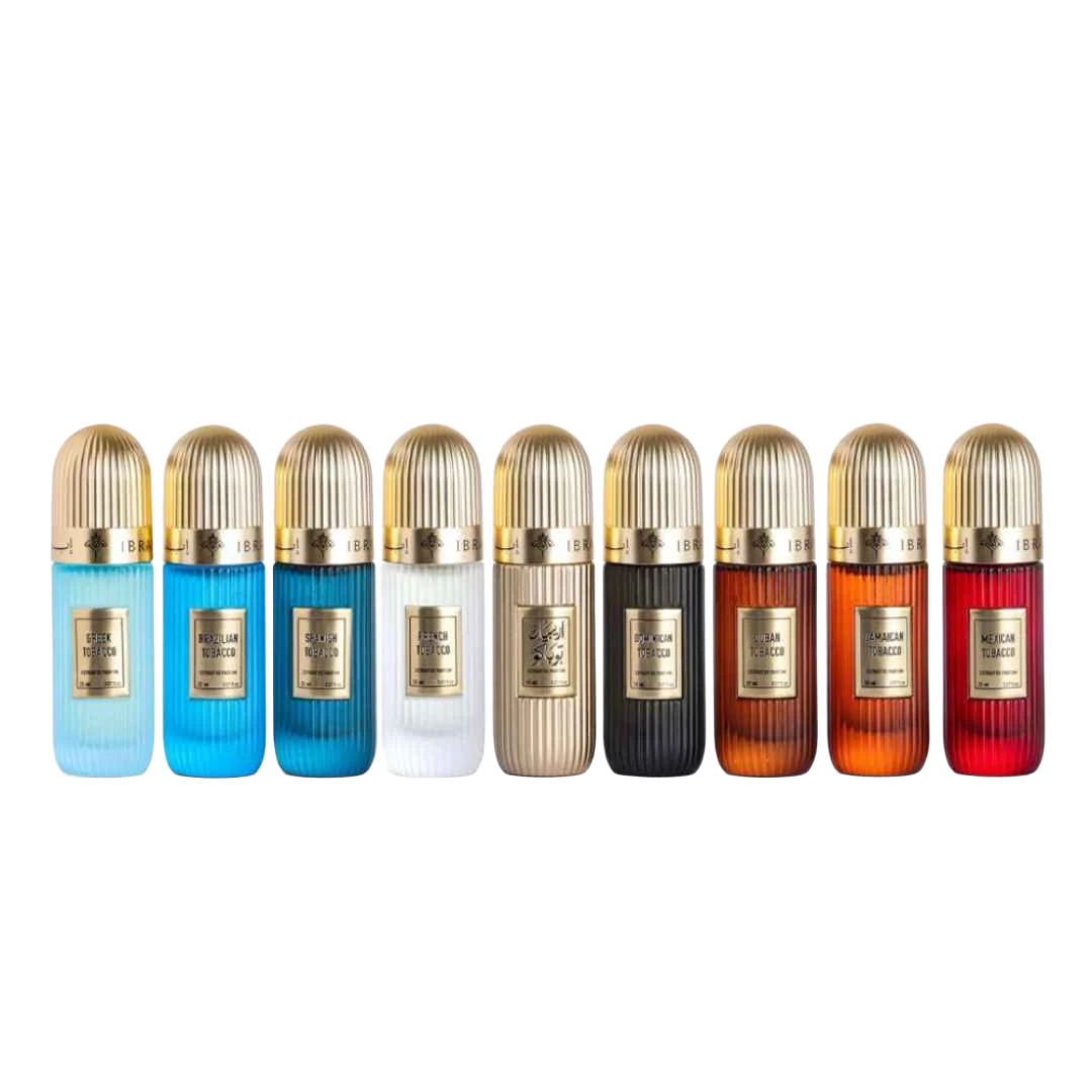 IBRAQ TOBACCO SET EXTRAIT UNISEX - 9 x 10 ml -Hadiyyeh