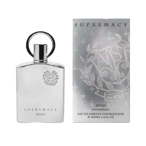 AFNAN SUPREMACY SILVER EDP FOR MEN - 100 ml -Hadiyyeh