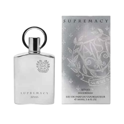 AFNAN SUPREMACY SILVER EDP FOR MEN - 100 ml -Hadiyyeh