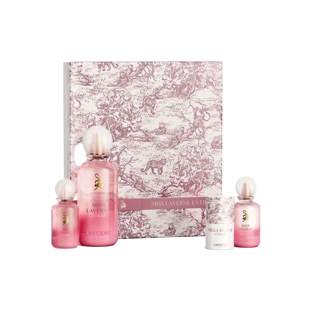 LAVERNE MISS LAVERNE EXTREME SET FOR WOMEN - 150 ml + 25 ml + 25 ml -Hadiyyeh