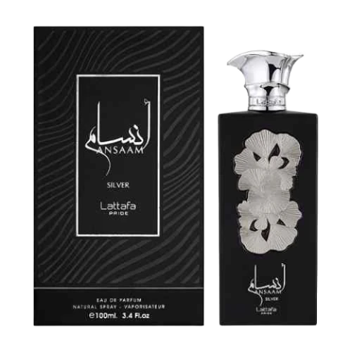 LATTAFA ANSAAM SILVER EDP FOR MEN - 100 ml -Hadiyyeh
