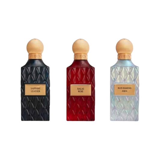 IBRAQ DIAMOND BLUE BOX SET EDP UNISEX - 3 x 75 ml -Hadiyyeh